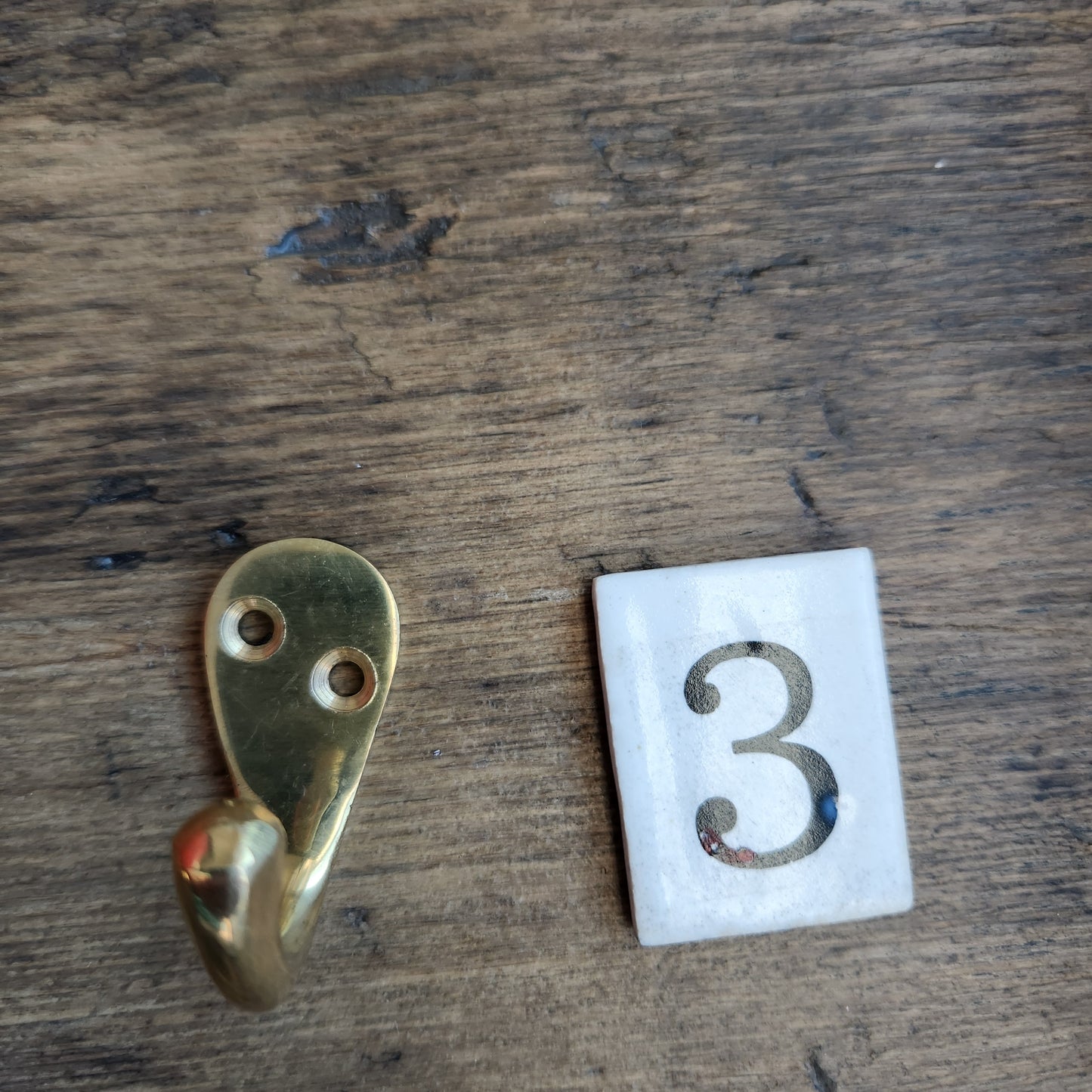 Single Robe Hook 1.5" Antique Copper, Antique Brass, Polished Brass