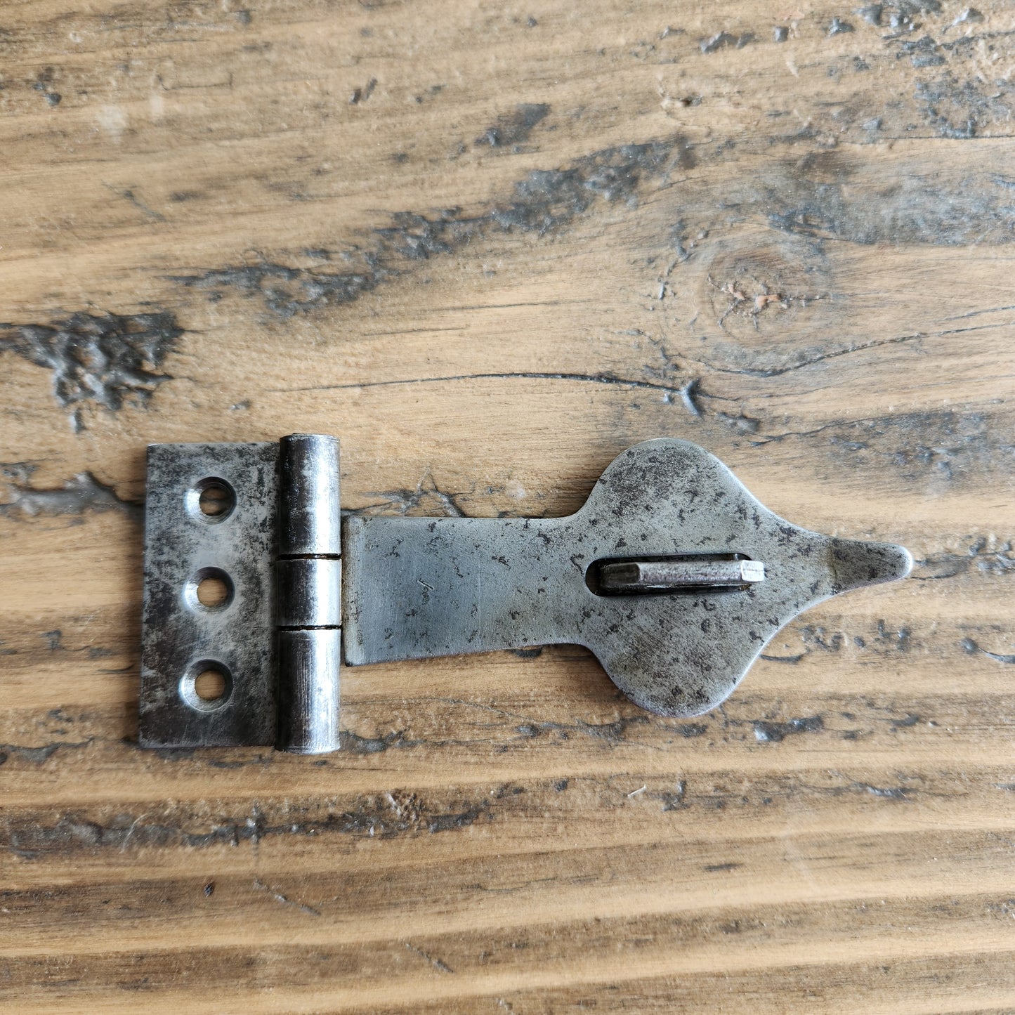 Hasp & Staple - Cast Antique Iron or Rusted Finish