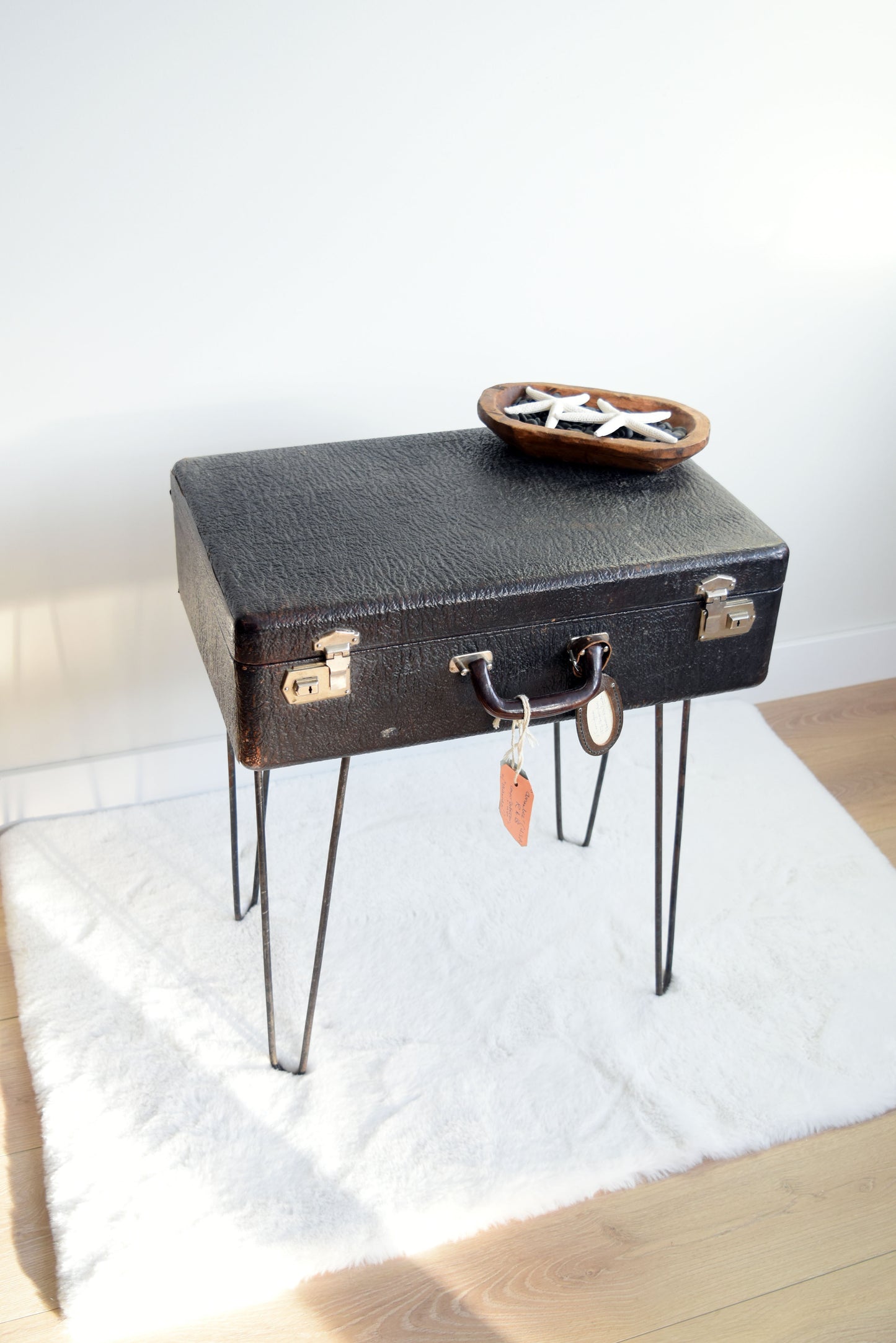 Vintage Table Suitcase