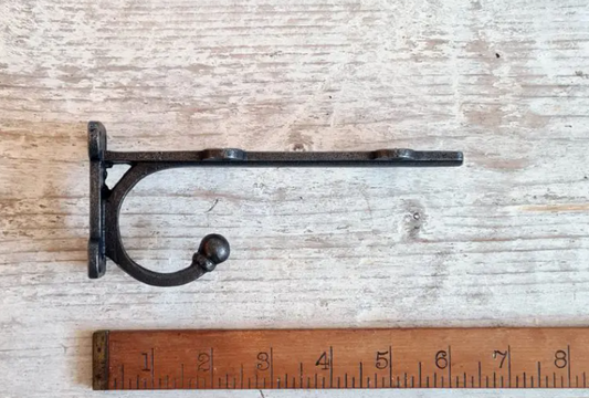 Shelf Bracket Hook TRANBY Cast Antique Iron 150mm