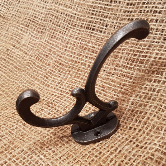 Set of eight double coat hooks - LASSCO - England's prime resource for  Architectural Antiques, Salvage Curiosities